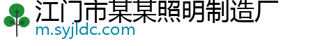 江门市某某照明制造厂